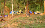 Camp in the forests of Laos