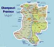 Map of Champassak